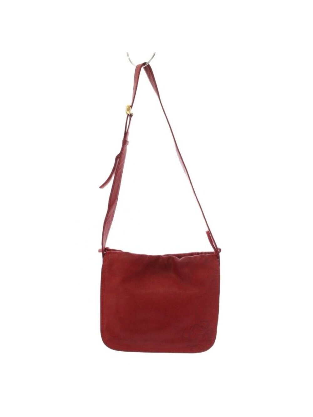 Loewe Vintage Anagram Shoulder Bag Leather